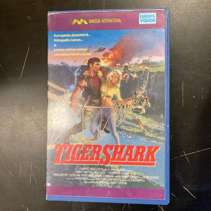 Tigershark VHS (VG+/VG+) -toiminta-